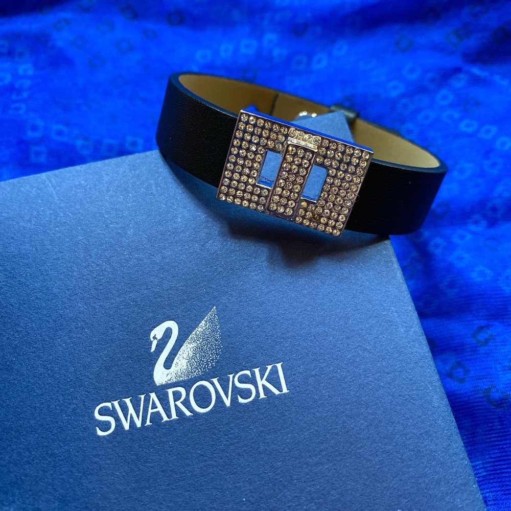 Swarovski Crystal Leather Bracelet